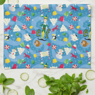 Buddy the Elf Cartoon Pattern Kitchen Towel
