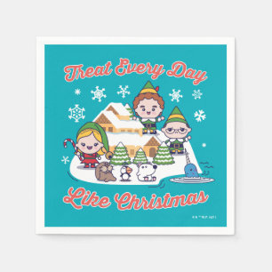 Buddy the Elf Chibi Graphic Napkin