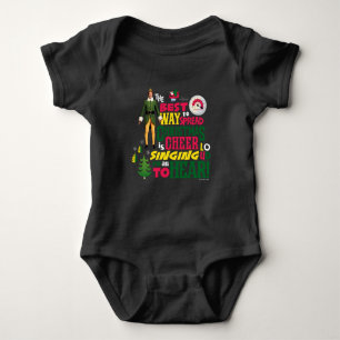 Buddy the Elf   Christmas Cheer Graphic Quote Baby Bodysuit