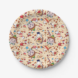 Buddy the Elf   Christmas Cheer Pattern Paper Plate