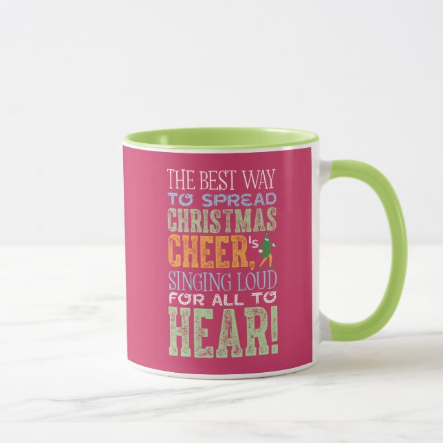 Buddy the Elf | Christmas Cheer Quote Mug (Right)