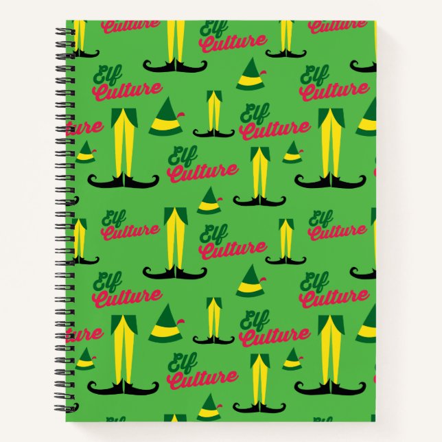 Buddy the Elf | Elf Culture Pattern Notebook (Front)