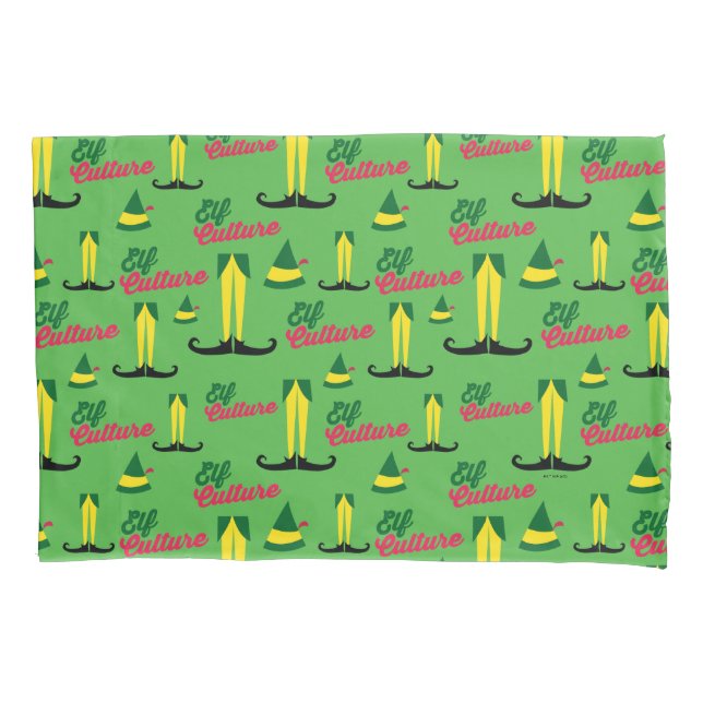 Buddy the Elf | Elf Culture Pattern Pillowcase (Front)