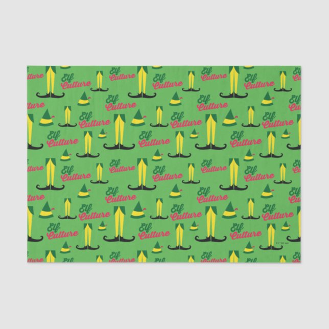Buddy the Elf | Elf Culture Pattern Tissue Paper (Front)