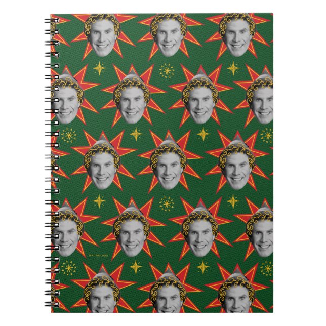 Buddy the Elf Emotions Pattern Notebook (Front)