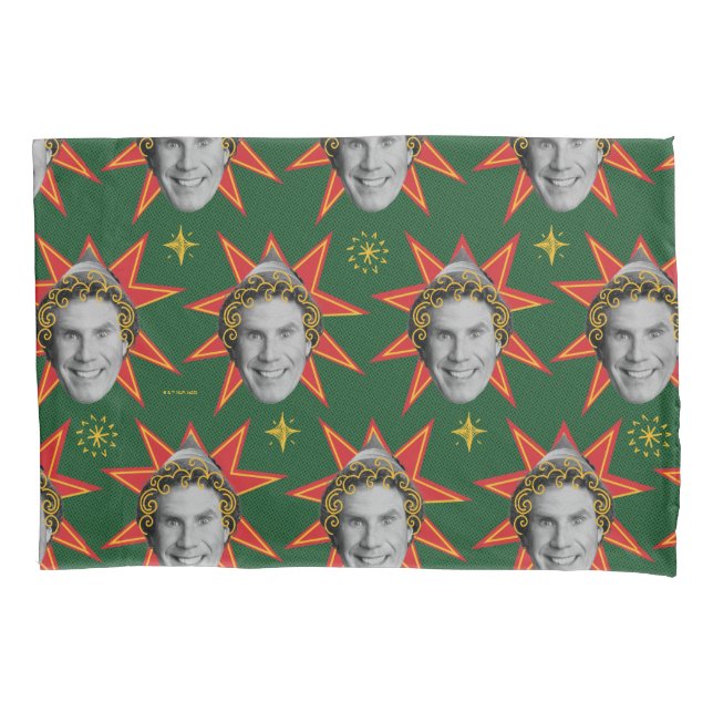 Buddy the Elf Emotions Pattern Pillowcase (Front)
