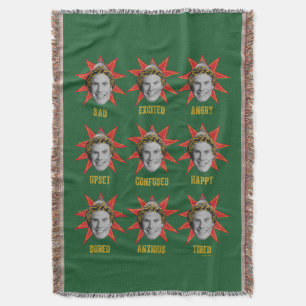Buddy the Elf   Emotions Throw Blanket