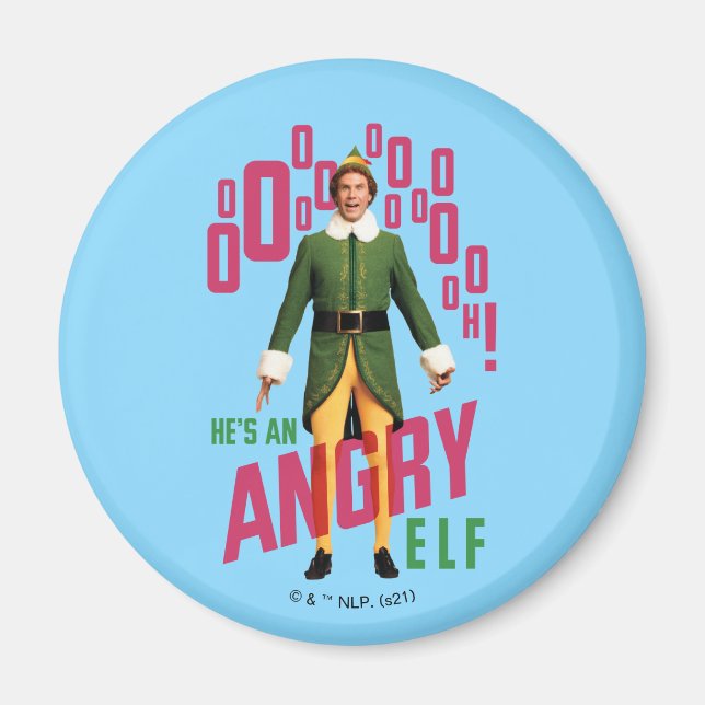 Buddy the Elf | He's an Angry Elf Magnet (Front)