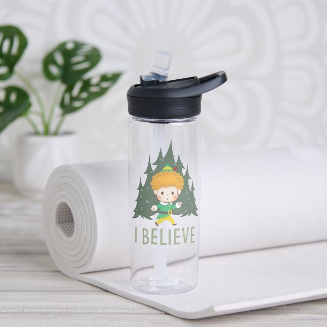 Buddy the Elf I Believe Water Bottle (Yoga)