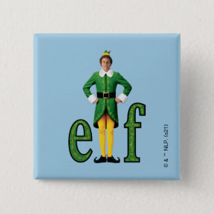 Buddy the Elf Movie Logo 2 Inch Square Button