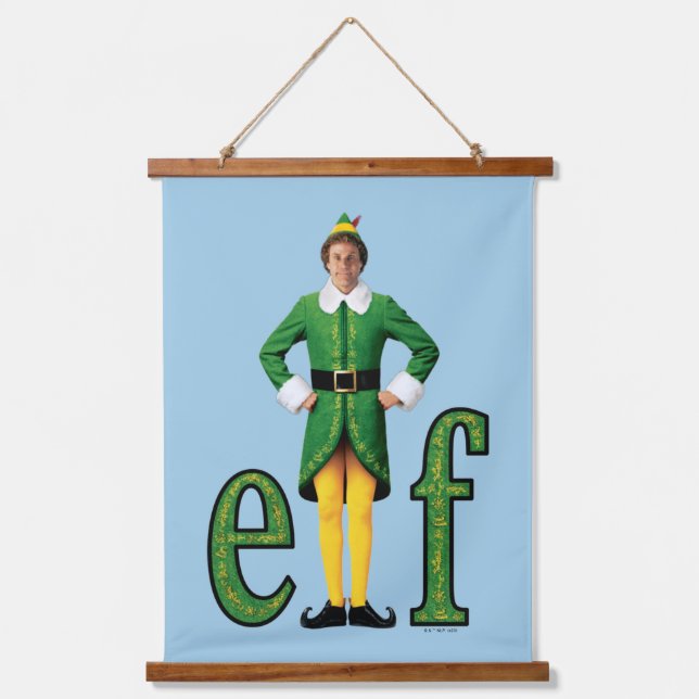 Buddy the Elf Movie Logo Hanging Tapestry (Front)