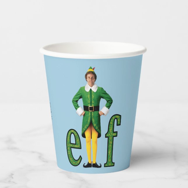 Buddy the Elf Movie Logo Paper Cups (Front)