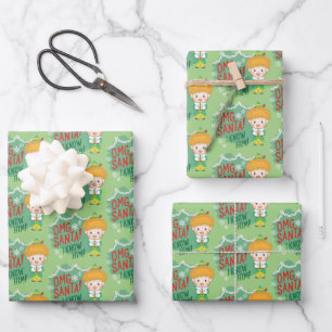 Buddy the Elf OMG Santa! I Know Him! Wrapping Paper Sheet