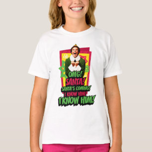 Buddy the Elf   OMG! Santa! T-Shirt