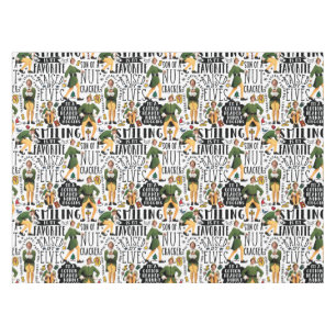 Buddy the Elf Quote Pattern Tablecloth