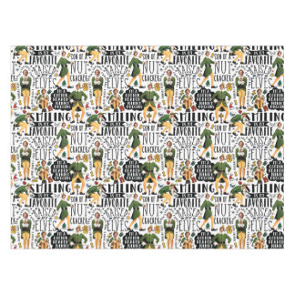 Buddy the Elf Quote Pattern Tablecloth
