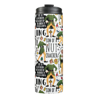 Buddy the Elf Quote Pattern Thermal Tumbler