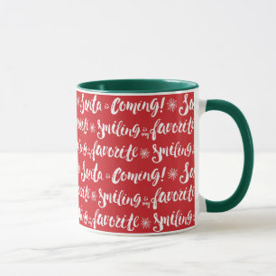 Buddy the Elf   Smiling is my Favourite Pattern Mug