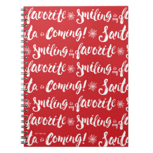 Buddy the Elf   Smiling is my Favourite Pattern Notebook