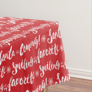 Buddy the Elf   Smiling is my Favourite Pattern Tablecloth
