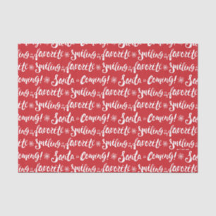 Buddy the Elf   Smiling is my Favourite Pattern Tissue Paper