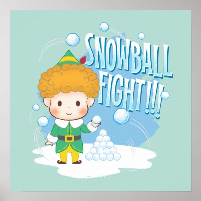 Buddy the Elf Snowball Fight! Poster (Front)