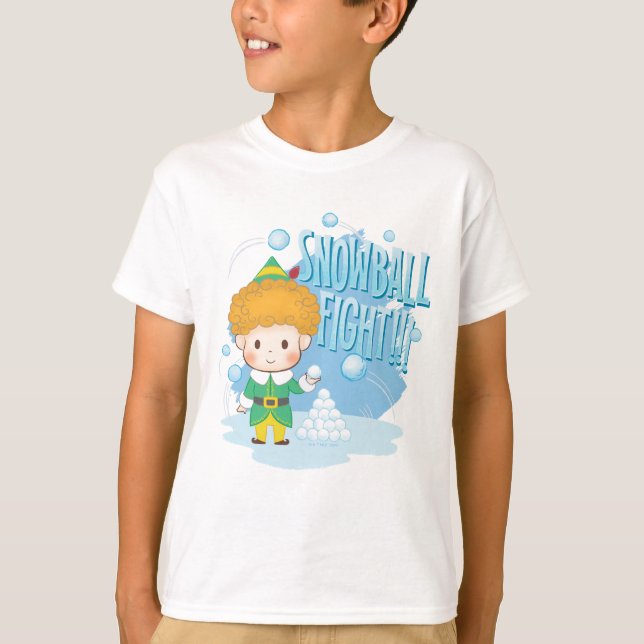 Buddy the Elf Snowball Fight! T-Shirt (Front)