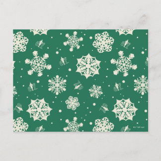 Buddy the Elf Snowflake Pattern Holiday Postcard