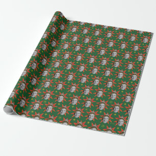 Buddy the Elf   Starburst Pattern Wrapping Paper