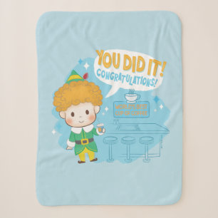 Buddy the Elf You Did It! Congratulations! Sherpa Blanket