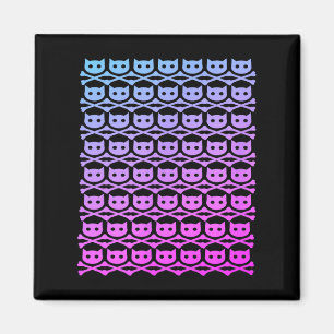 Buddycatafk all over skull pink fade dark magnet