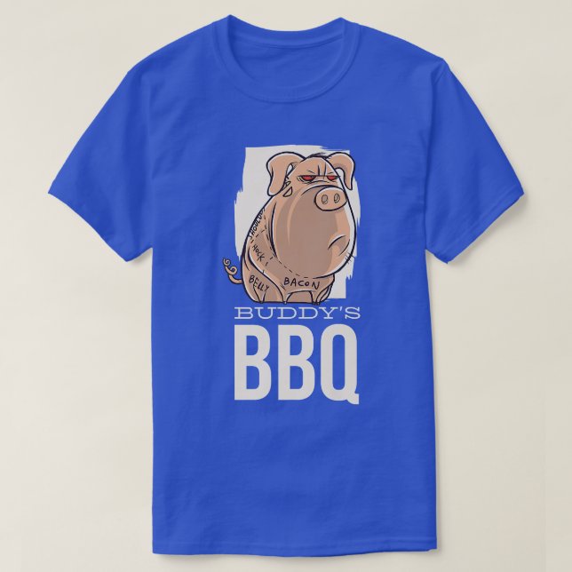 Buddy's Bbq Bacon Pig Premium 367  T-Shirt (Design Front)