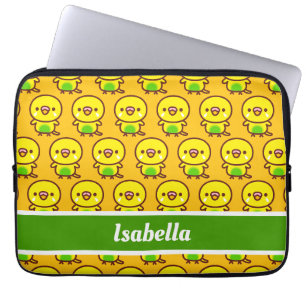 Budgerigar / Recessive pied budgie Laptop Sleeve