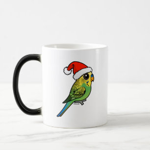 Budgerigar Santa Claus Magic Mug