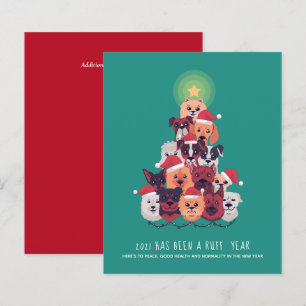 BUDGET 2021 It's been a RUFF Year DOG Christmas