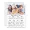 Budget 2026 Custom Photo 12 Month Calendar Card