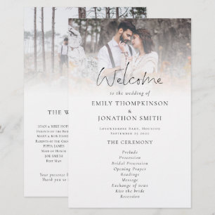 Budget 2 Photos Overlay Script Wedding Program