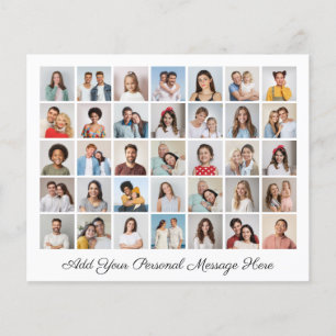 Budget 35 Photo Collage Add Your Own Greeting Card