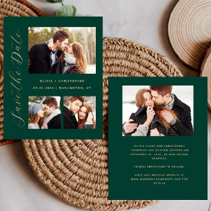 Budget 4 Photos Emerald Gold Save the Date