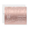 Budget 60th Birthday Glitter Rose Gold Invitation