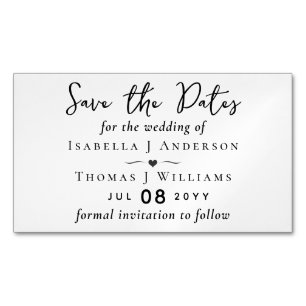 Budget Affordable Save the Date Magnets