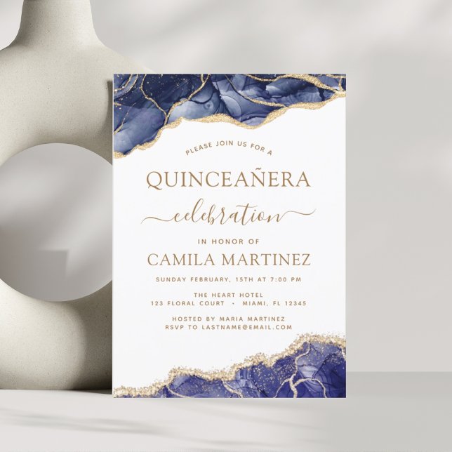 Budget Agate Navy Blue Quinceañera Gold (Creator Uploaded)