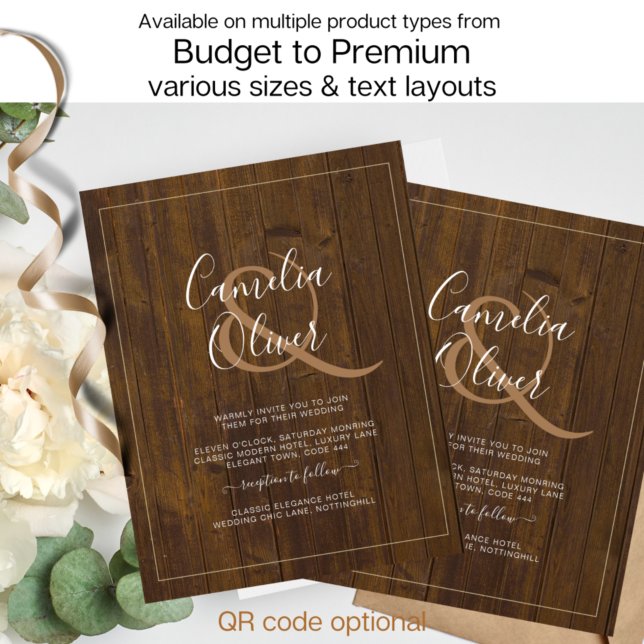 BUDGET All-in-1 Monochrome Ampersand Wedding Flyer (Creator Uploaded)