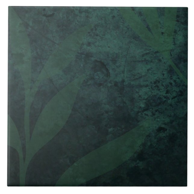 BUDGET All-in-1 Rustic Emerald Green Wedding Tile (Front)