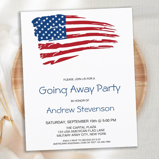 Budget American Flag Military Going Away Party (Creator Uploaded)