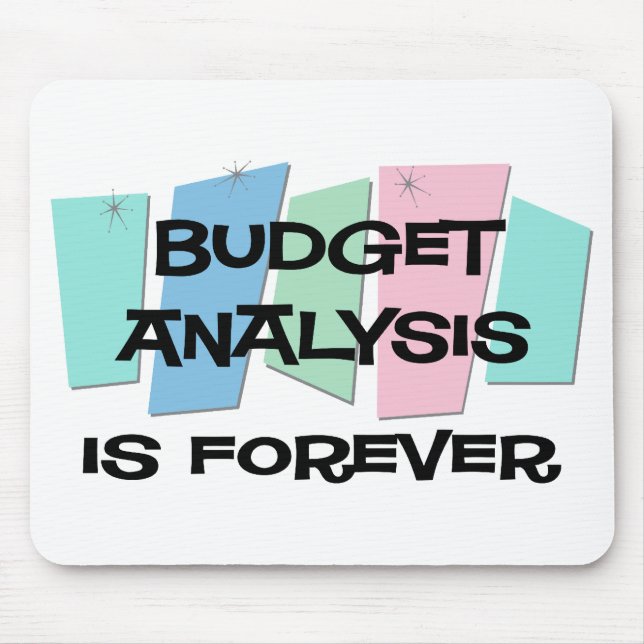 Budget Analysis Is Forever Mouse Pad (Front)