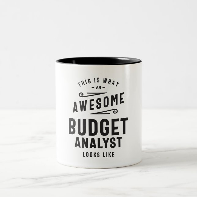Budget Analyst Two-Tone Coffee Mug (Center)