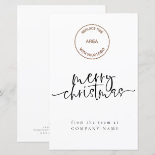 Budget Any Colour Company Logo Merry Christmas Car