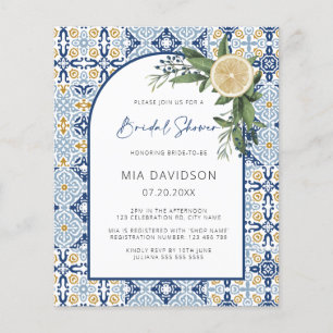 Budget Arch Lemon Amalfi Positano Bridal Shower