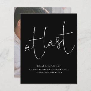 Budget At Last Black Script Photo Engagement